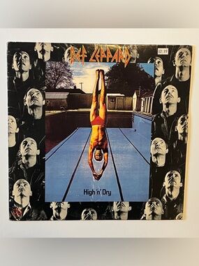 Def Leppard High N Dry LP 1981 Mercury SRM-1-4021 MASTERDISK HW STRONG VG+